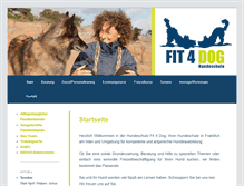 Tablet Screenshot of fit4dog.de